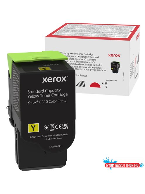 Xerox C310,C315 toner Yellow 2000 oldalra