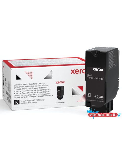 Xerox C625 toner Black 8000 oldal (eredeti)