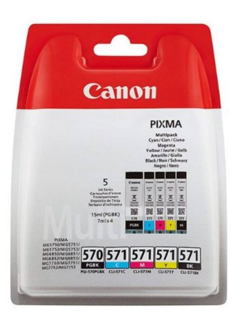Canon PGI570/CLI571 PGBk/C/M/Y/Bk (Eredeti)