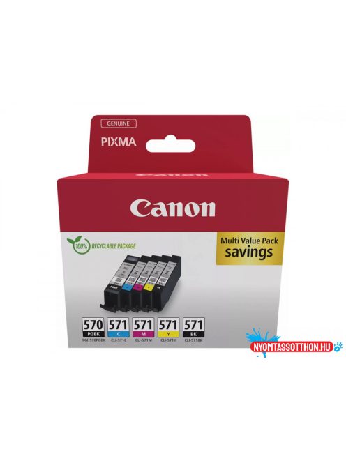 Canon PGI-570 + CLI-571 Tintapatron Multipack 1x15 ml + 4x7 ml
