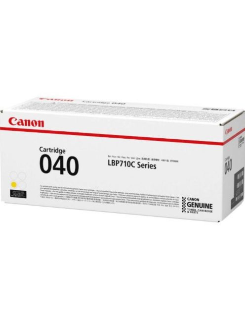 Canon CRG040 Toner Yellow /eredeti/ LBP710/712 5.400 oldal
