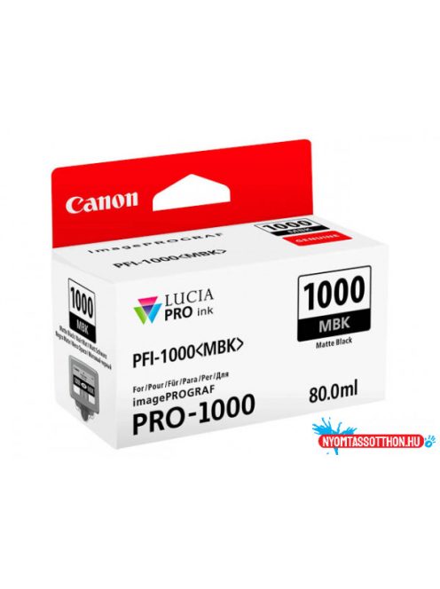 Canon PFI1000 Matt Black tintapatron (Eredeti)