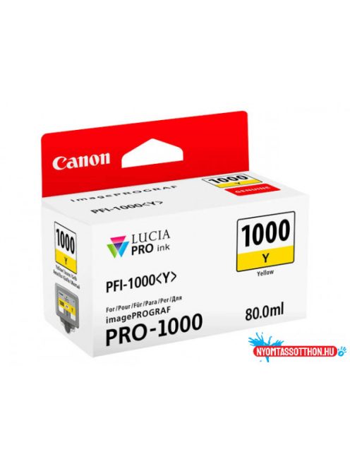 Canon PFI1000 Yellow tintapatron (Eredeti)