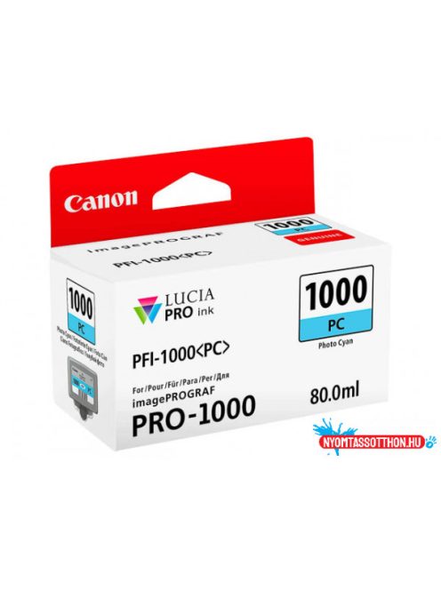 Canon PFI1000 Photo Cyan tintapatron (Eredeti)