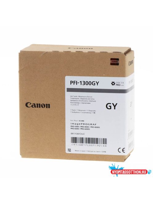 Canon PFI1300 Grey tintapatron (Eredeti)