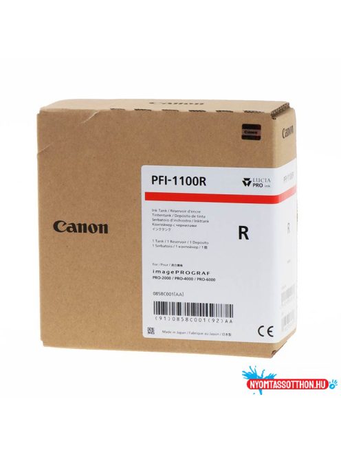Canon PFI1100 Red tintapatron (Eredeti)