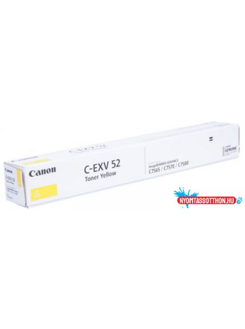 Canon iRAC75xx Toner Yellow 66.500 oldal (Eredeti)CEXV52
