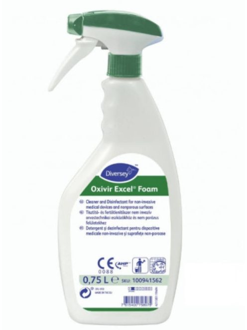 Oxivir Excel Foam hab állagú tisztító- és fertőtlenítőszer 750ml