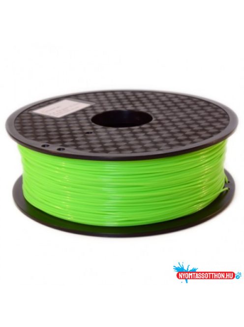 3D FILAMENT CM 1,75 mm PLA FLUORES fluoreszkáló zöld 1000g 1kg