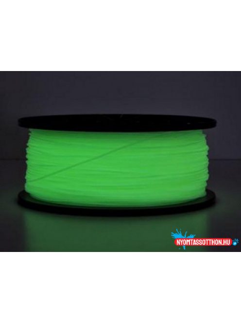 3D FILAMENT CM 1,75 mm PLA sötétben világító Glow-in-Dark zöld 1000g 1kg