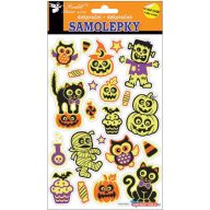 Halloween világítós matrica - 25x14cm