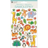 Állatkerti matrica, 14x25 cm