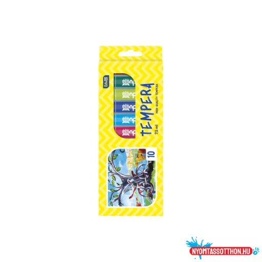 Tempera 10x7,5ml, készlet, Educa karton dobozban