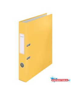   Leitz COSY Soft touch karton 180° iratrendező, keskeny, meleg sárga