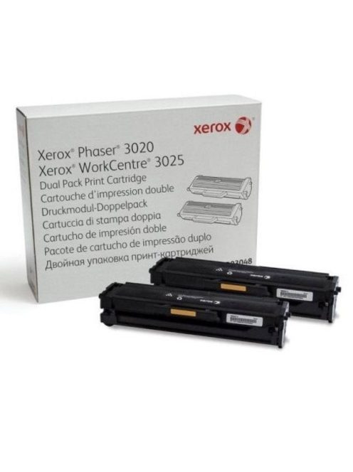 Xerox Phaser 3020,3025 Dupla Toner 2x1500 oldal (Eredeti)