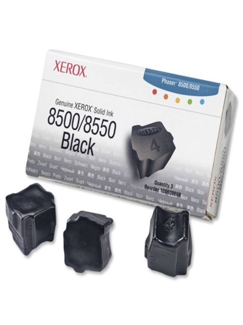Xerox Phaser 8500 Ink stick Black. 3db 108R668 (Eredeti)