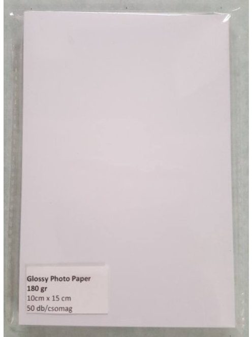 Glossy Photo paper 10x15 180g/50db