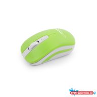   Egér, vezeték nélküli 4D Uranus 2.4GHz, USB, Esperanza fehér-zöld