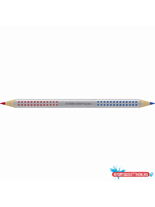 Postairón FABER-CASTELL Jumbo Grip háromszögletű piros-kék