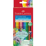   Színes ceruza FABER-CASTELL Grip háromszögletű 12 darabos