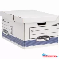   Archiváló konténer csapófedéllel, karton, 310 x 390 x 560 mm.,  Bankers Box System by Fellowes® 2 db/csomag, kék/fehér