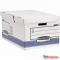 Archiváló konténer csapófedéllel, karton, 310 x 390 x 560 mm.,  Bankers Box System by Fellowes® 2 db/csomag, kék/fehér