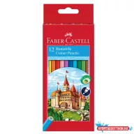 Színes ceruza FABER-CASTELL hatszögletű 12 darabos