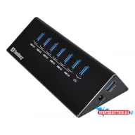 Sandberg USB 3.0 Hub 6+1 ports