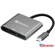 Sandberg USB-C Mini Dock HDMI+USB