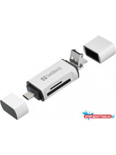 Sandberg Card Reader USB-C+USB+MicroUSB