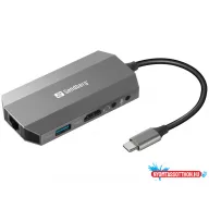 Sandberg USB-C 6in1 Travel Dock
