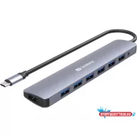 Sandberg USB-C to 7 x USB 3.0 Hub