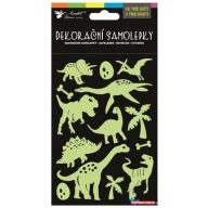 Dinoszuaruszos világítós matrica - 10,5x20cm