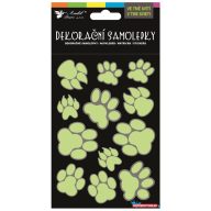 Mancsos világítós matrica - 10,5x20cm