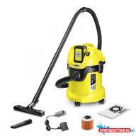   Karcher WD 3 Battery Set EU-II Száraz-nedves, akkumulátoros porszívó