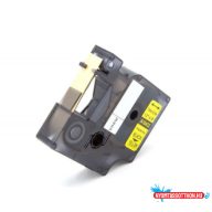   Utángyártott DYMO 18432 f.szalag 12mm x 5,5m sárga-fekete #S0718450