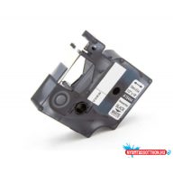   Utángyártott DYMO 18443 f.szalag 9mm x 5,5m fehér-fekete #S0718470