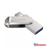 SanDisk Dual Drive pendrive, 64GB, ezüst (SDDDC4-064G-G46
)