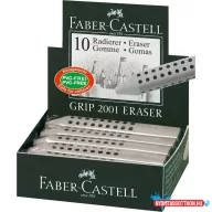   Radír FABER-CASTELL Grip 2001 háromszögletű 90x15x15mm szürke