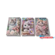 Cicás emlékkönyv lakattal (B6)