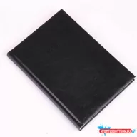   Határidőnapló Standard B/5, napi fehér lapokkal fekete Realsystem 2026.