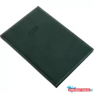   Határidőnapló Bolero B/5, heti krémszínű lapokkal zöld Realsystem 2026.