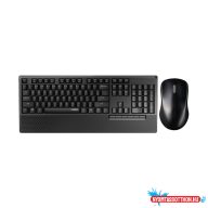   Rapoo Szett X1960 bluetooth 2,4Ghz vezeték nélküli billentyűzet + egér fekete