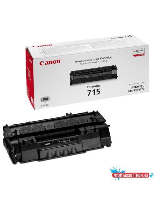 Canon CRG 715 Toner Black 3.000 oldal kapacitás