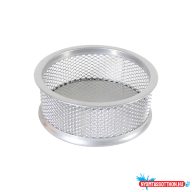 Fémhálós gemkapocstartó Fornax, ezüst