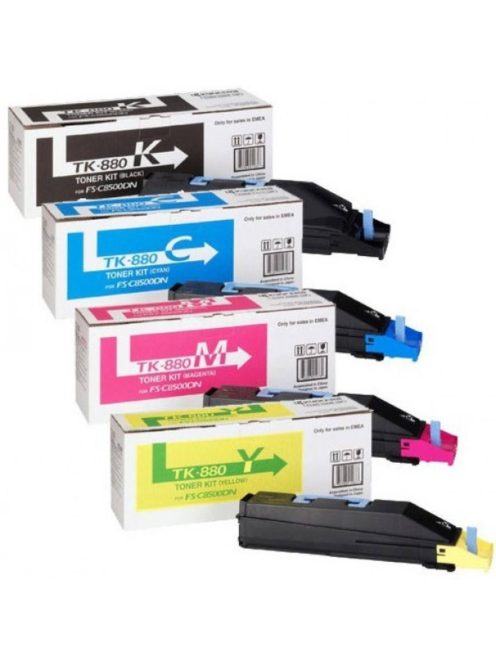 Kyocera TK880Y toner, yellow (Eredeti)