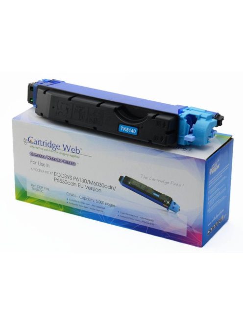 KYOCERA TK5140C toner Cyan chipes CartridgeWeb (utángyártott, magas minőségű)