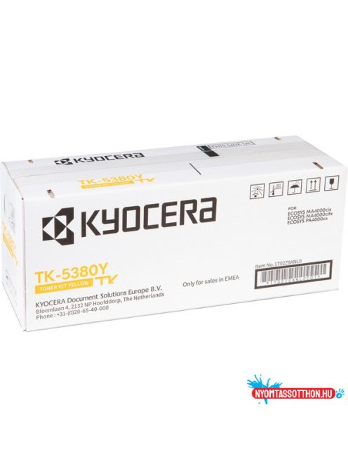Kyocera TK-5380 Toner Yellow 10.000 oldal kapacitás