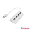 Hama USB 2.0 HUB 4 porttal, fehér (200120)