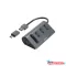 Hama USB 3.2 Gen1 Dokkoló 3x USB porttal, Type-C OTG adapterrel és kártyaolvasóval (200140)